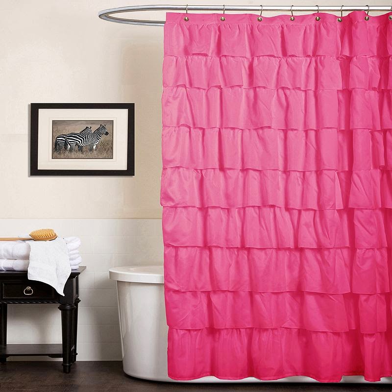 whimsy girl Pretty Things {Ruffle Shower Curtains}