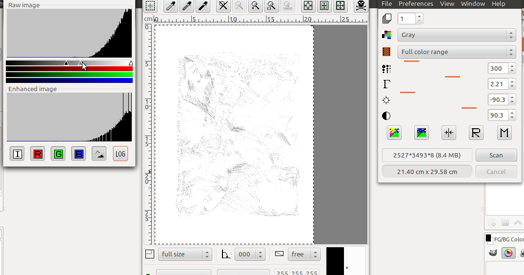 Forks And Drills For Graphic Arts Scanning pencil drawing on linux in three steps