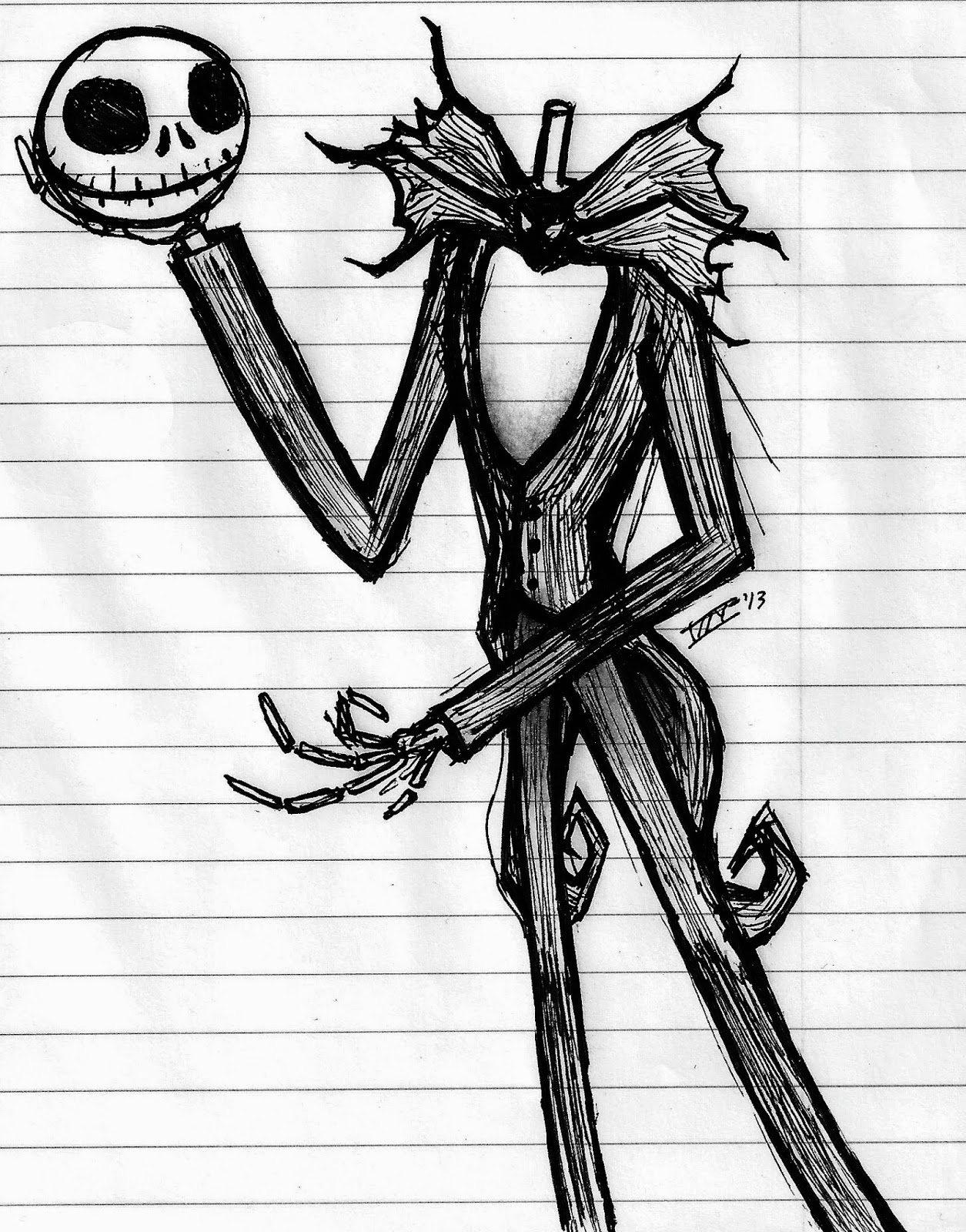 Art by Izzy Buchholz Tim Burton Inspired Art