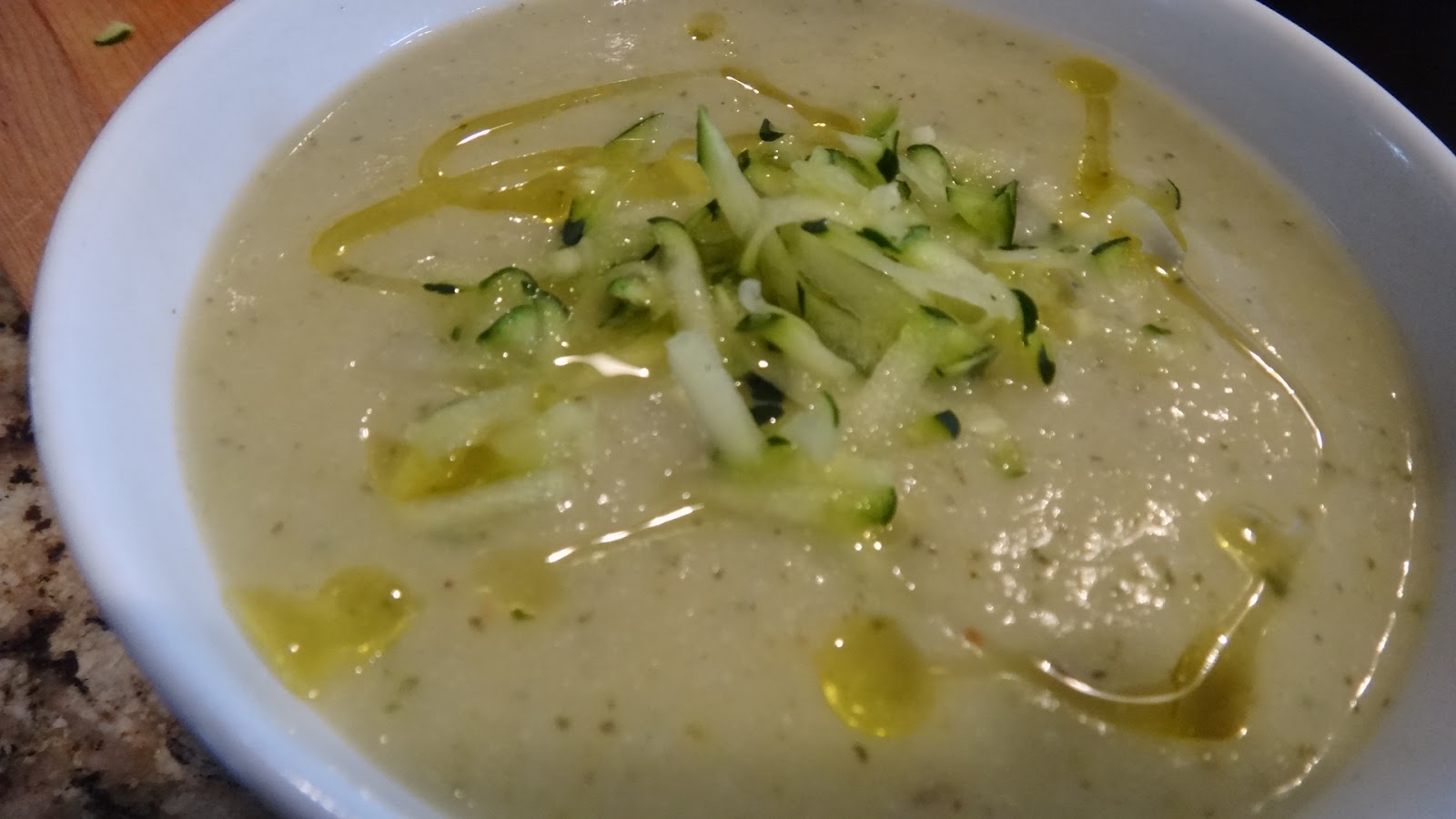 Creamy Cauliflower Zucchini Soup