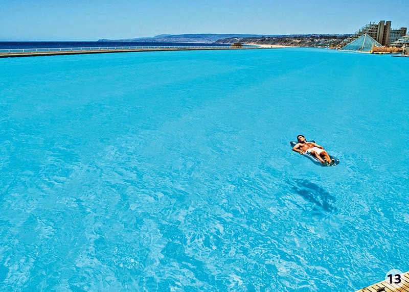The water filtration system alone cost about $3.5 million. - The World’s Largest Swimming Pool Is Seriously Glorious. Awesome Is The Only Word. The water filtration system alone cost about $3.5 million. - The World’s Largest Swimming Pool Is Seriously Glorious. Awesome Is The Only Word.