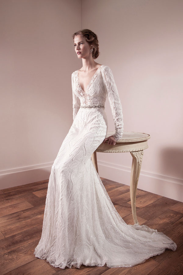 Lace Long Sleeves Wedding Dress