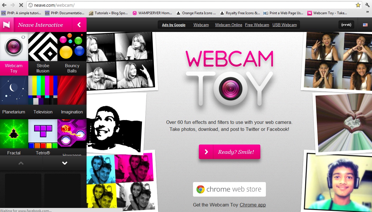 Webcam Toy, Amazing online camera ^^