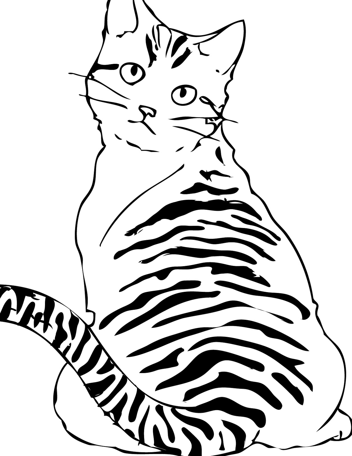 cats coloring pages printable wallpaper hd muscle car christmas hat for cats