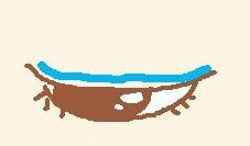 めのきわに引く 目のきわに引く