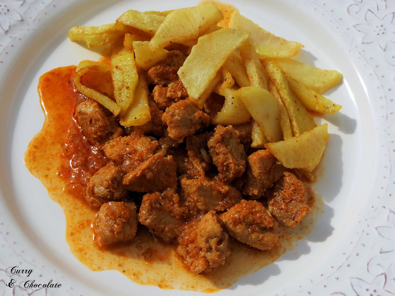 Carne a la taurina (Cerdo con salsa picante) – Pork with spicy sauce Carne a la taurina (Cerdo con salsa picante) – Pork with spicy sauce