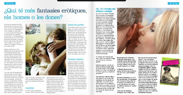 revista LA TORRE | ¿Qui té més fantasies eròtiques, els homes o les dones? - Roser Amills, escritora mallorquina