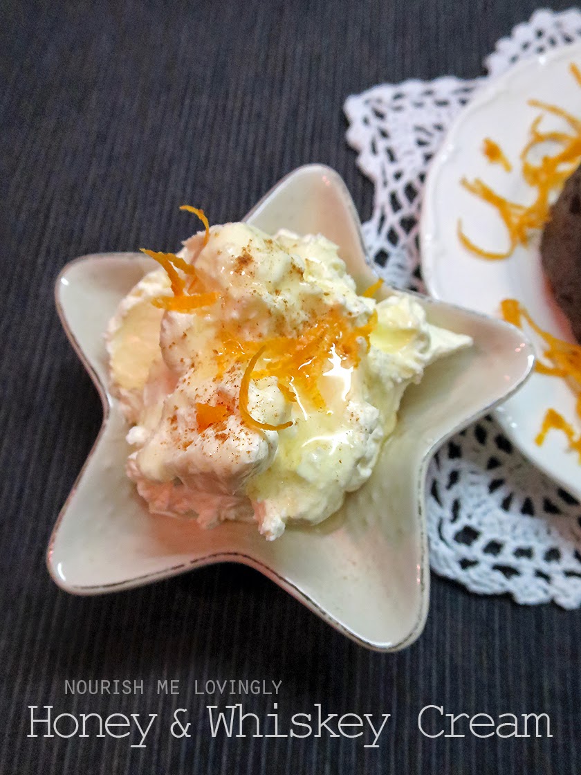 Nourish me lovingly Honey and whiskey cream