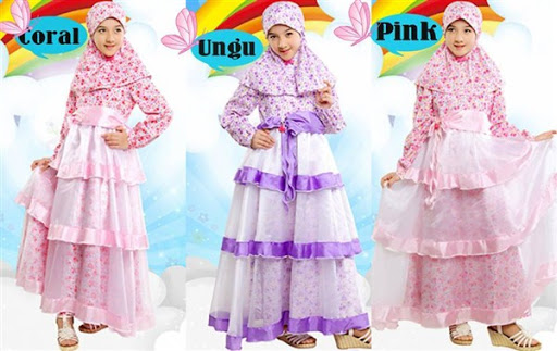 Model Baju Muslim Anak Perempuan Terbaru 2017 dan 2018 Model Baju Muslim Anak Perempuan Terbaru 2017 dan 2018