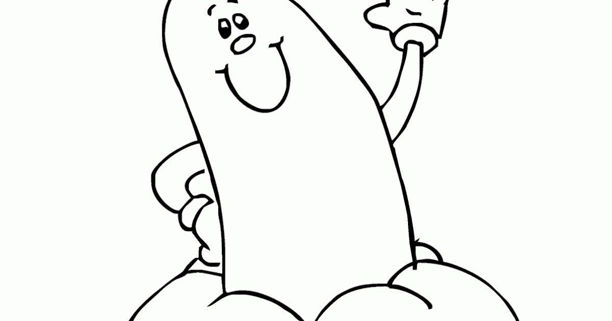 Mewarnai Gambar Pisang Versi Kartun & Tampak Nyata - Contoh Anak PAUD