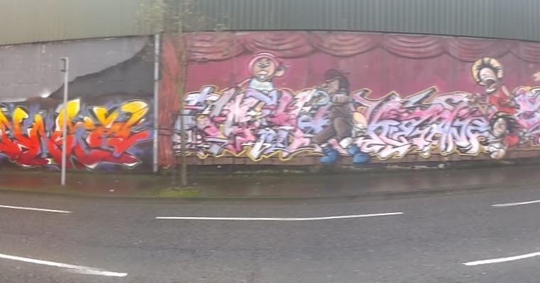 The Dublimat  Belfast s Graffiti wall