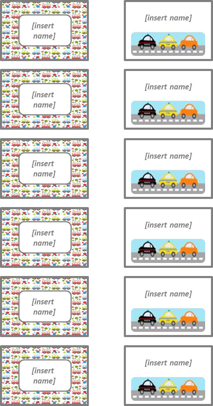 printable names tags