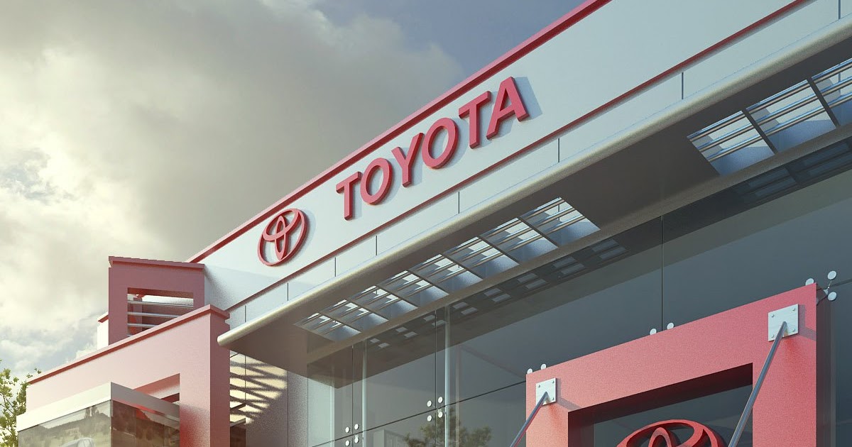 Toyota Cars Showroom 3D Architecture Visualizations