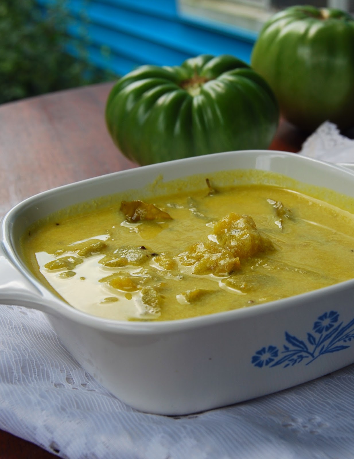 Green Tomato Stew • Holy Cow! Vegan Recipes