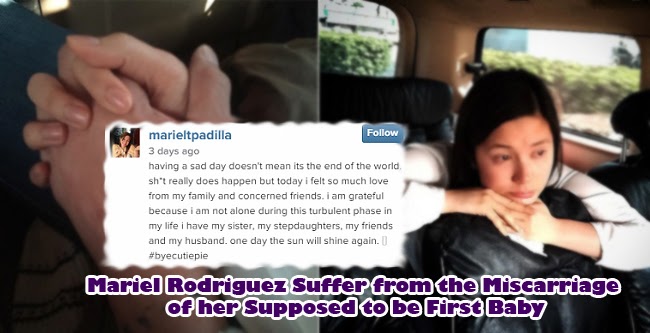 TV host and Personality Mariel Rodriguez Suffer from the Miscarriage of her Supposed to be First Baby TV host and Personality Mariel Rodriguez Suffer from the Miscarriage of her Supposed to be First Baby