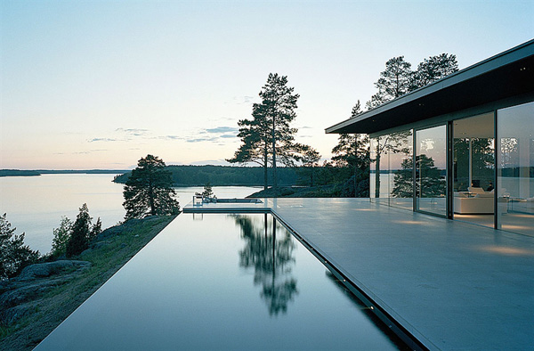 Modernist home in Sweden, architect John Robert Nilsson