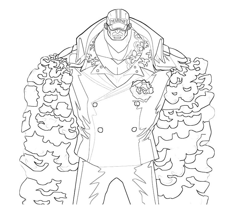 Printable One Piece Akainu Power Coloring Pages printable-one-piece-akainu-power-coloring-pages