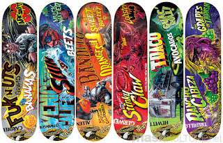 this is picture for skate board decks anti hero
