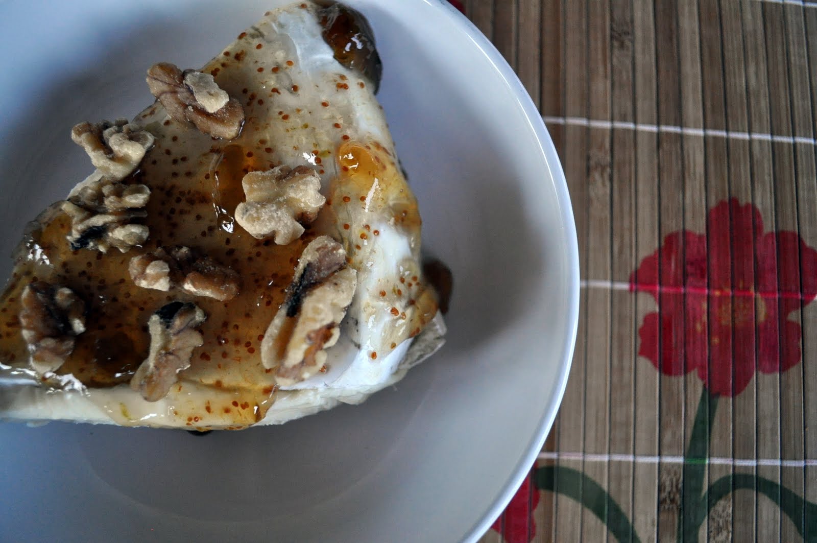 Baked Camembert with Fig Jam and Walnuts The Hathi Cooks