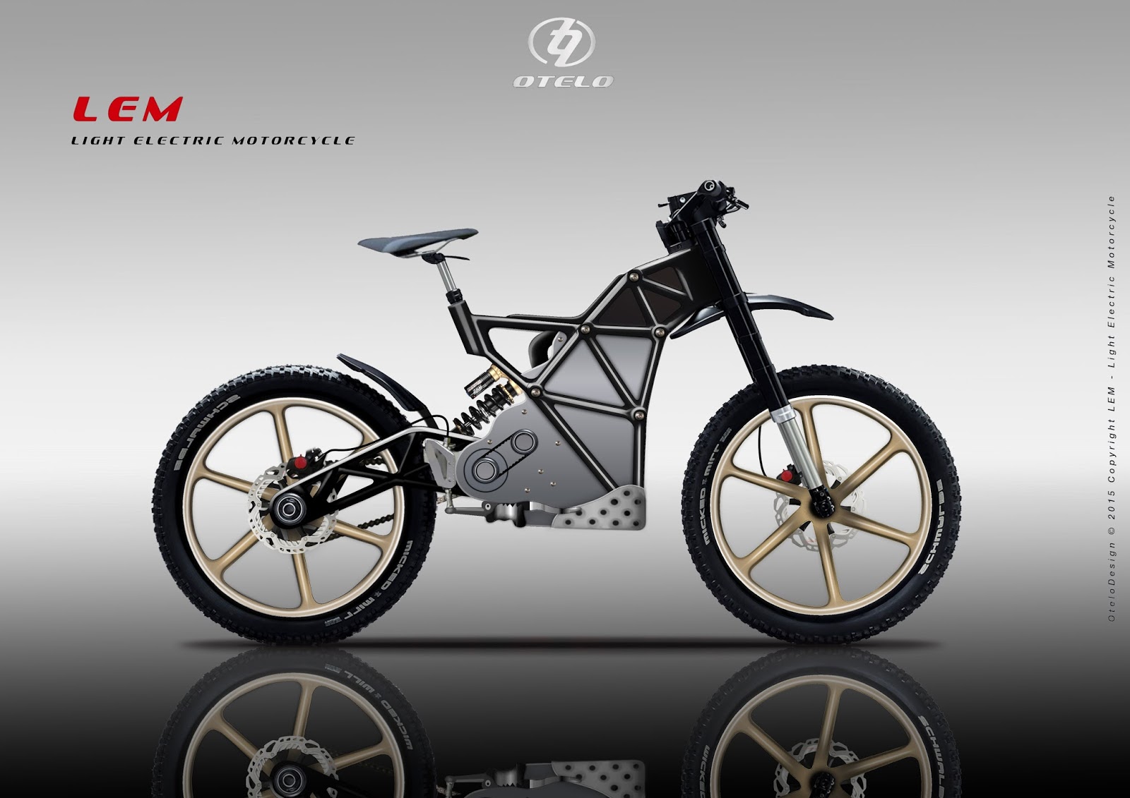 OteloDesign LEM Concept Light Electric Motorcycle