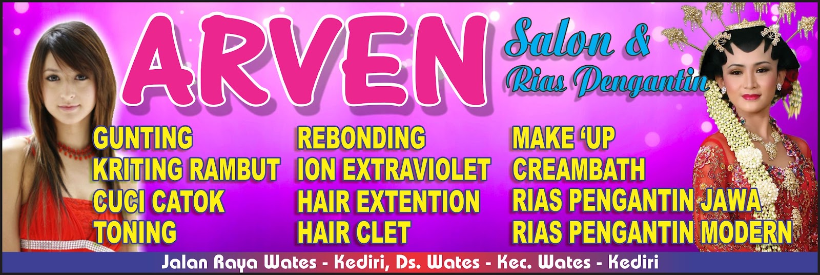 Spanduk Salon