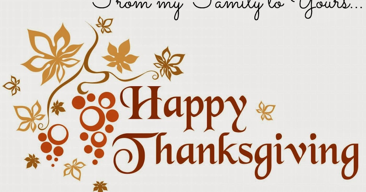 Smith and Blessings: Think It Thursday: Happy Thanksgiving!