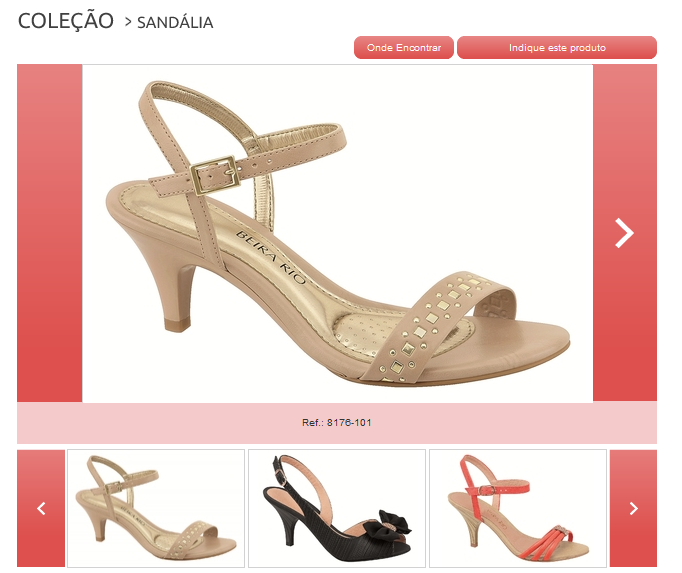 coleção beira rio 2018 sandalias