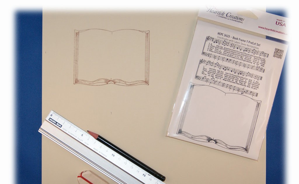 Emilia van den Heuvel how to create a book die cut using the heartfelt