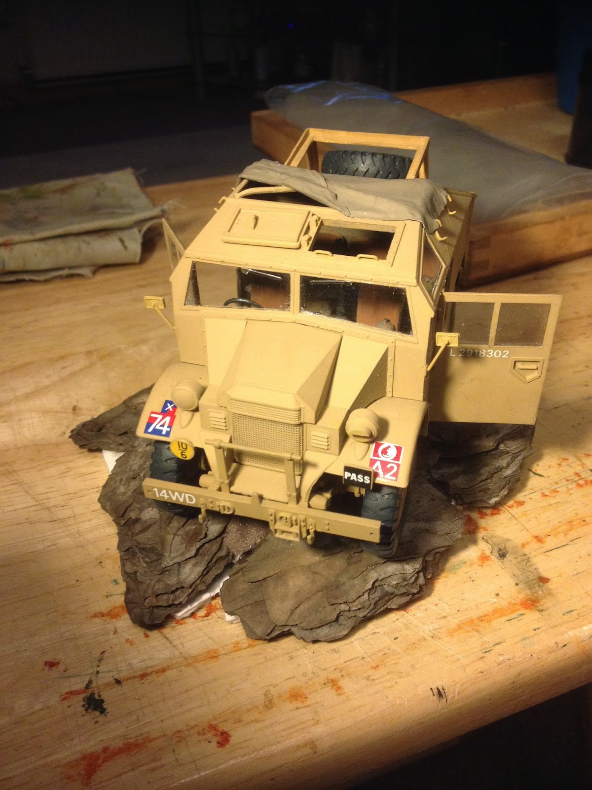 Scale Model Workbench 1/35 8th Army Quad Tractor Diorama