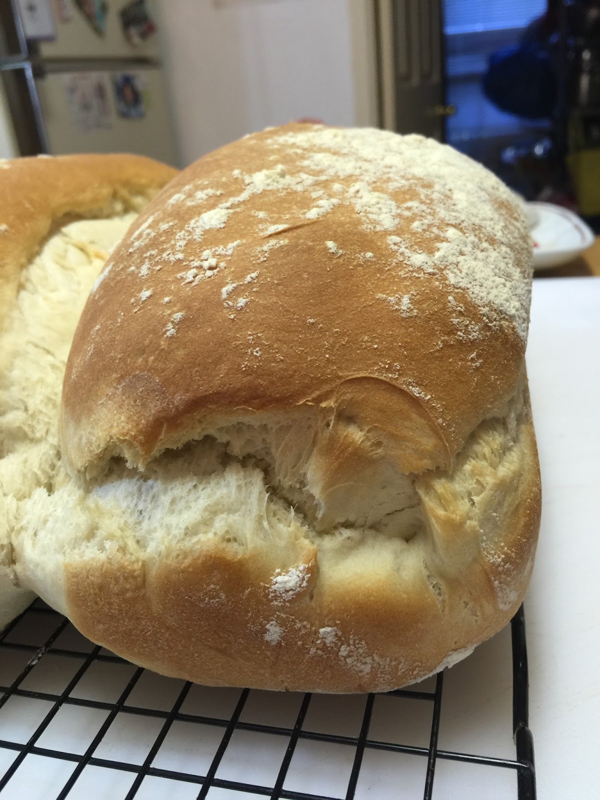 Tracy Cooks in Austin Double Boule white bread, it's one of my finest