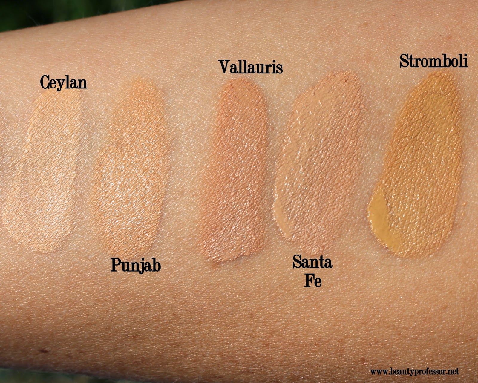 Nars Foundation Chart