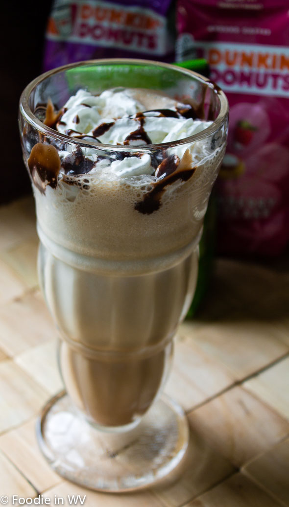 Recipe for Boozy Chocolate Frappe with Dunkin Donuts Coconut Coffee Click for Recipe for Boozy Chocolate Frappe with Dunkin Donuts Coconut Coffee