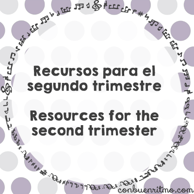 Recursos para el segundo trimestre - Resources for the second trimester
