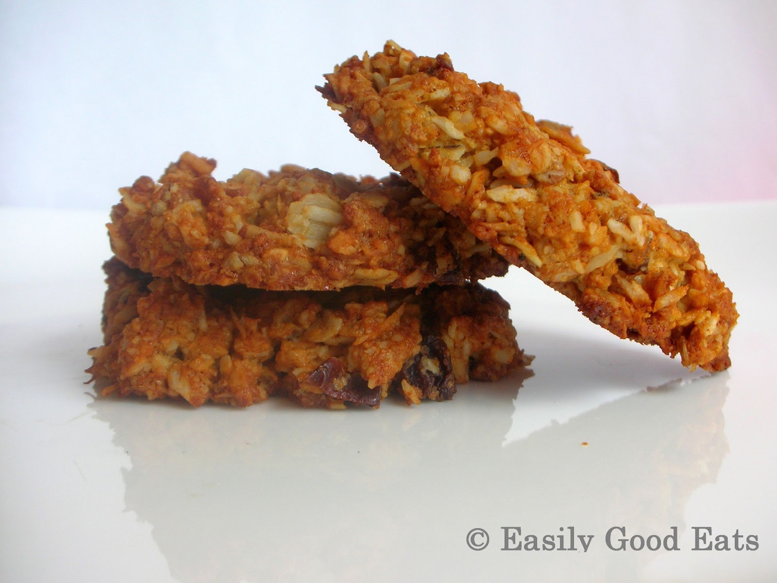 Easily Good Eats Gluten Free Coconut Oat Raisin Cookies Recipe