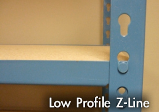 Tennsco Z-Line Shelving and Side Supports - Wholesale Pallet Rack Products Has the Answer!