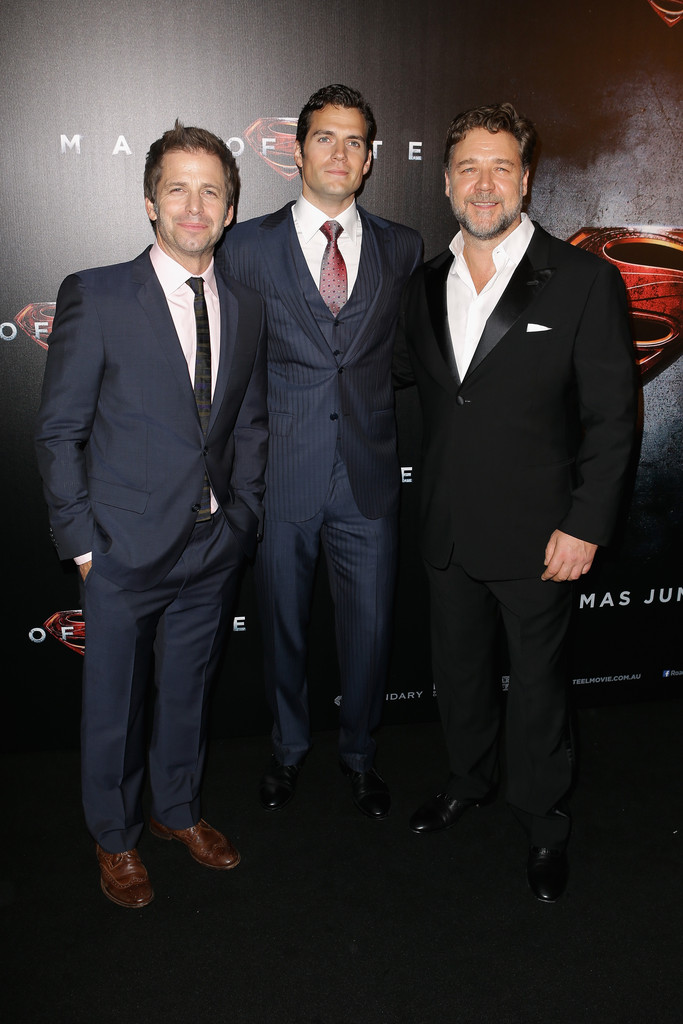 Henry Cavill & Russell Crowe: 'Man of Steel' Madrid Premiere