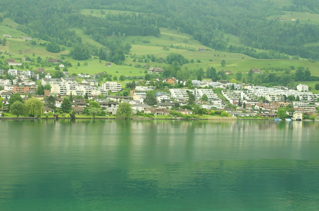 wisata, perjalanan dari zurich ke Lucerne, Eropa