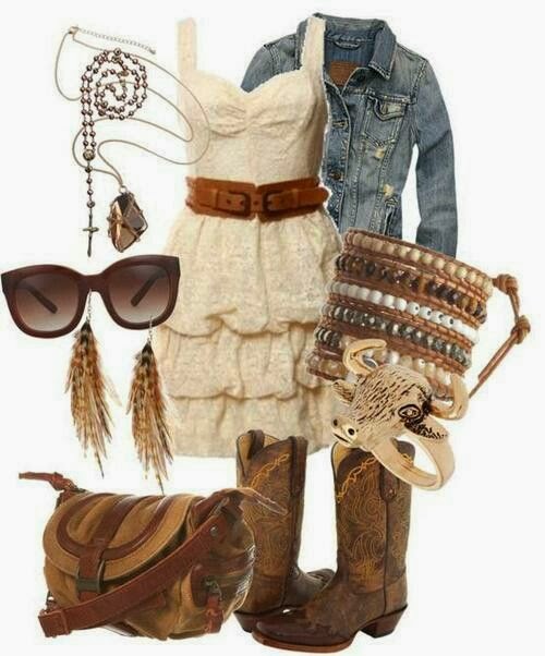 cream dress boots