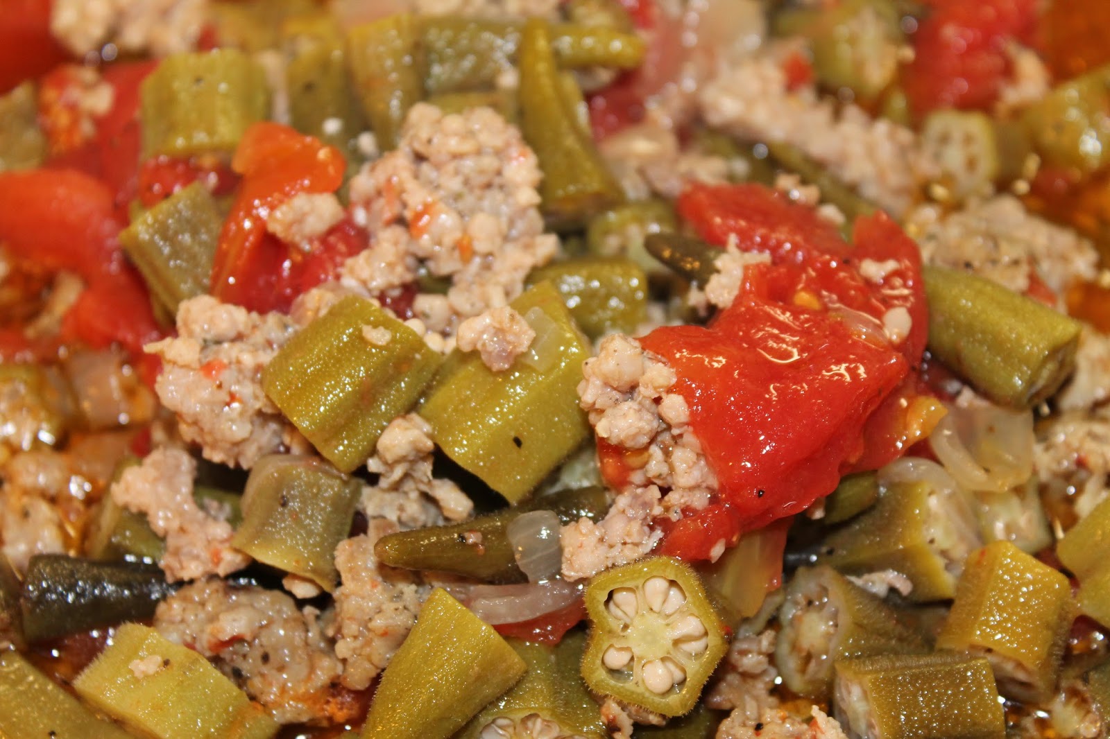 Okra Gumbo With Windy Meadows Chicken Sausage