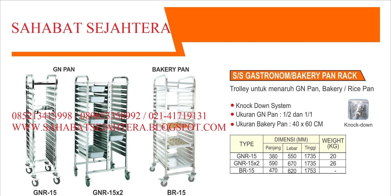 sahabatsejahtera stainless steel gastronom bakery pan rack sahabatsejahtera stainless steel gastronom bakery pan rack