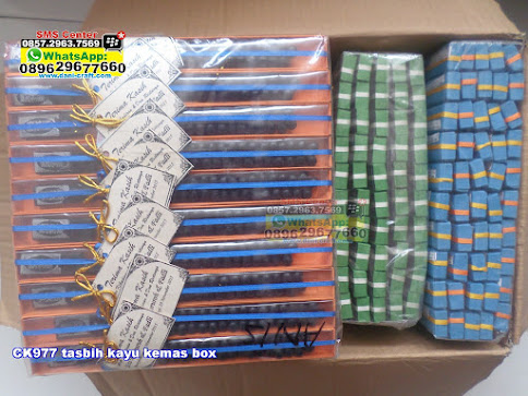 tasbih kayu kemas box grosir