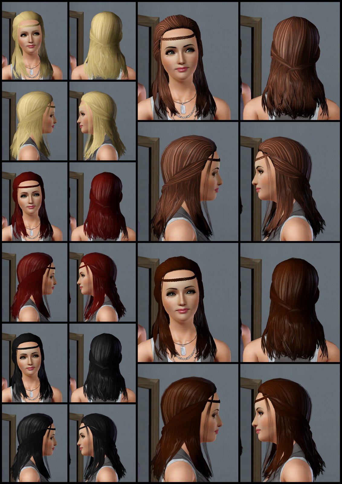 The Sims 3 Store Hair Showroom Plait Perfect