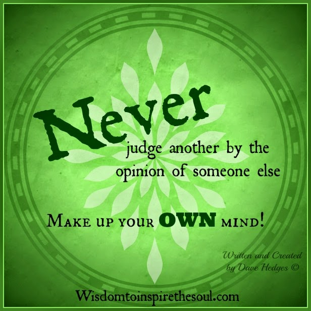 Make up your own mind.