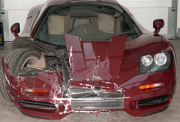 Mclaren F1 Accident
