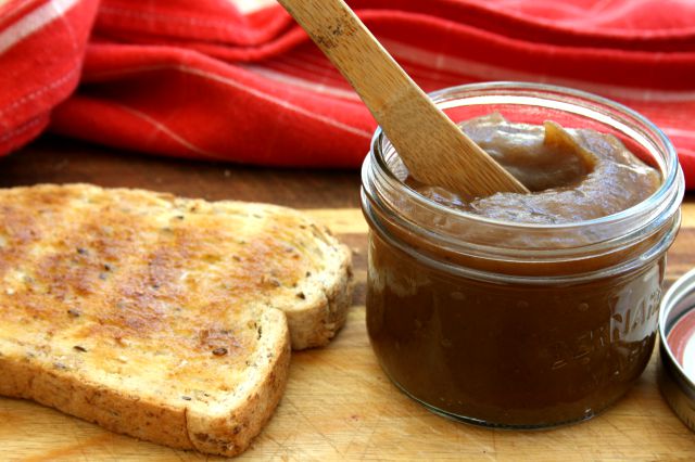 Homemade apple butter from The Canning Kitchen cookbook