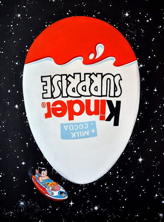 Egg in Space, 2013. Acrylic on canvas, 100х70 cm
