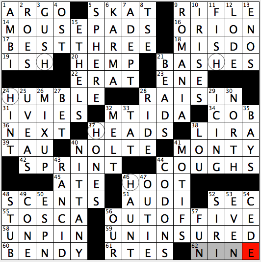 One not spotted in game crossword clue
