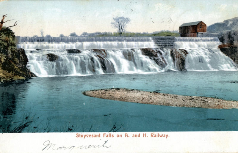 Old Pictures of Columbia County NY Stuyvesant Falls and A and H