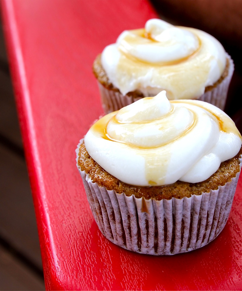 RECIPE: Carrot Cupcakes with Caramel Cream Cheese Frosting ...