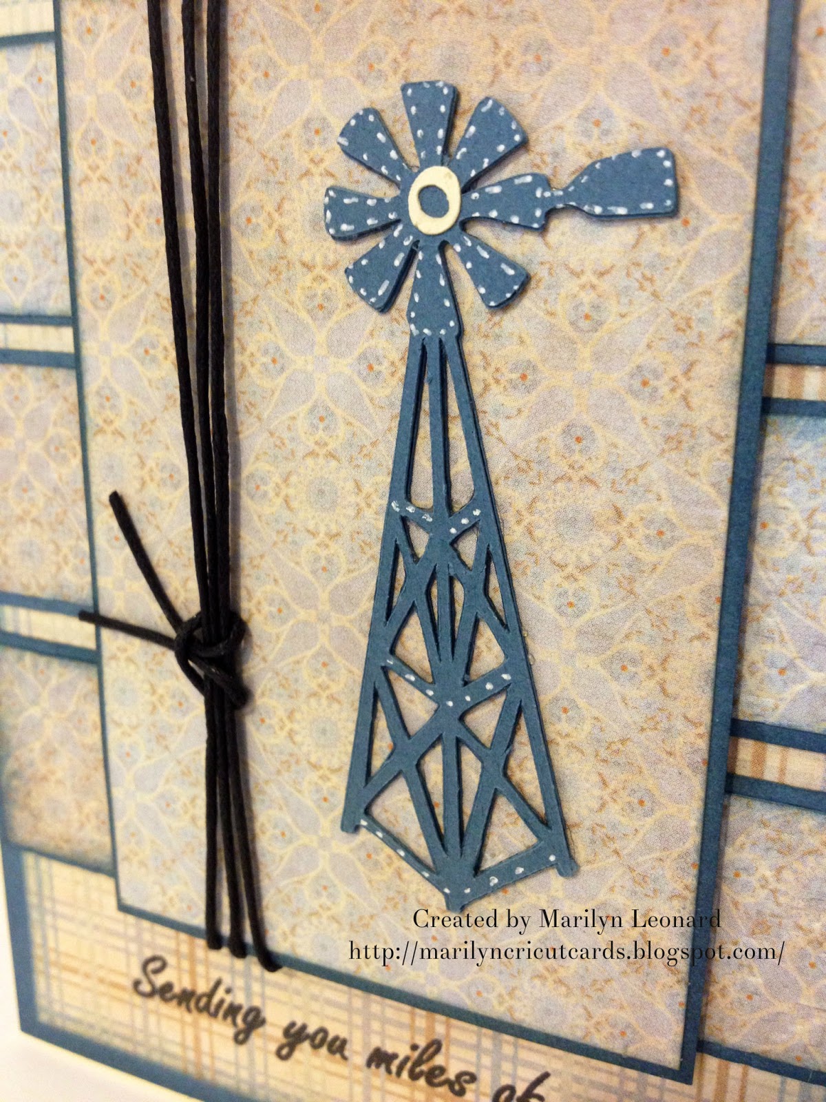  Marilyn's Cricut Cards MCCR Windmill